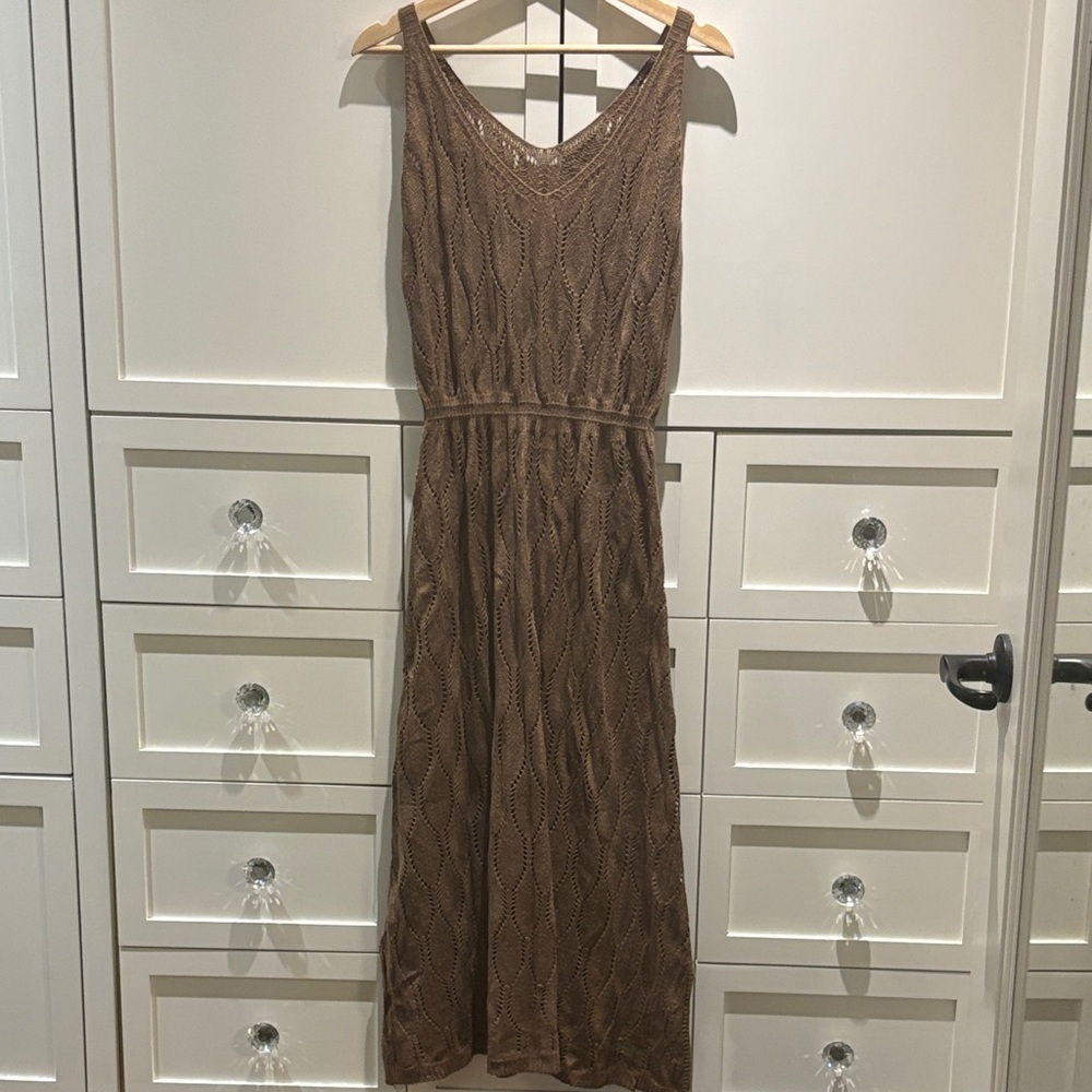 Brown knit Dress